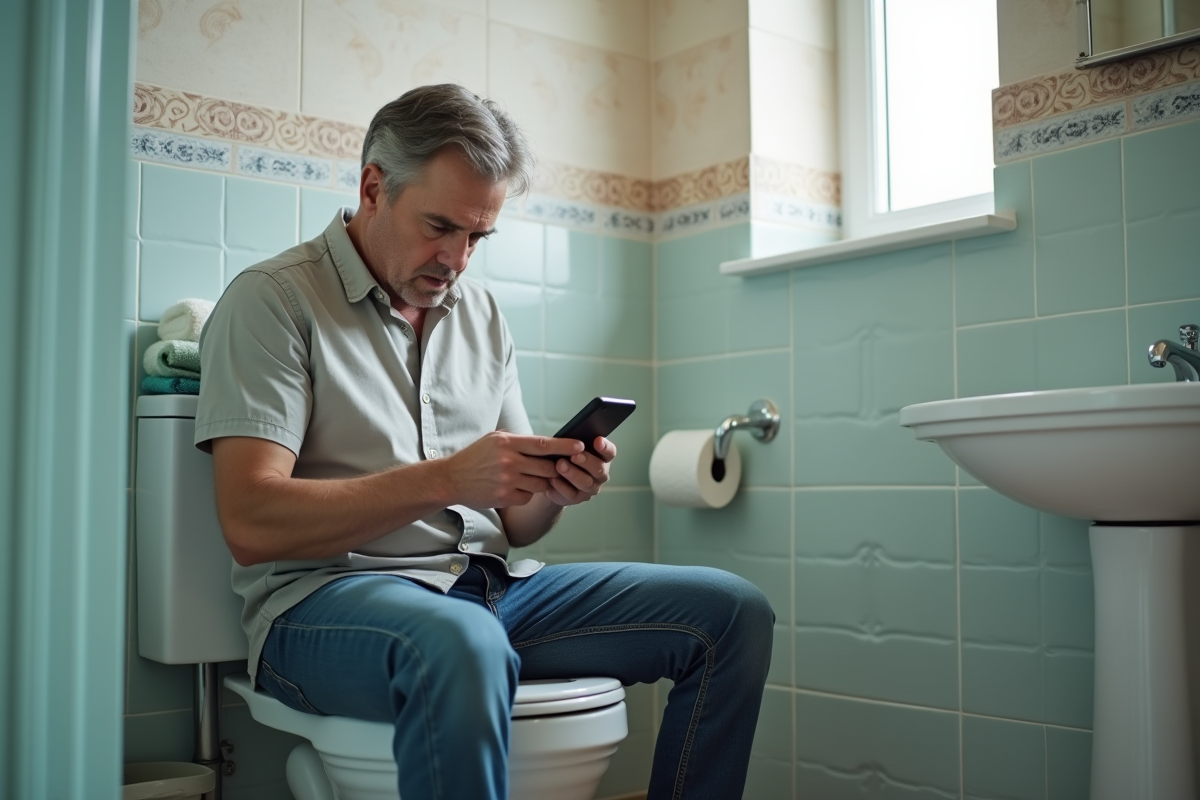Rester trop longtemps aux toilettes : les risques pour la santé